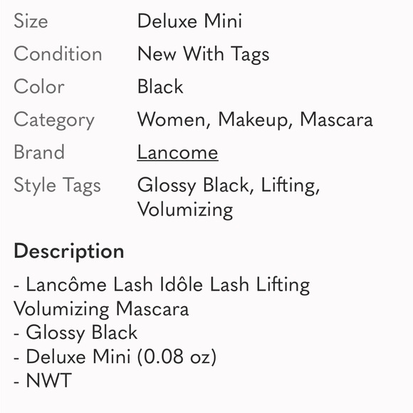 Lash Idôle Volumizing Mascara - Black Travel Size - Picture 4 of 8